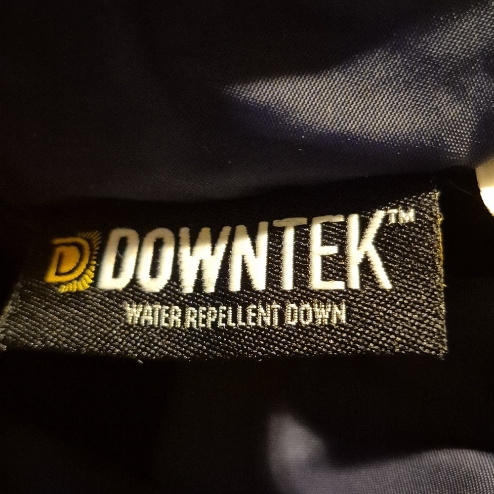 LL Bean DownTek Down Puffer Jacket Womens Size M Navy Blue Pertek Classic 295967 - Picture 6 of 7